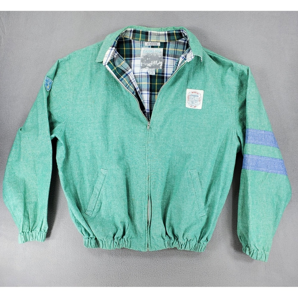 Vintage AUTHENTIC Scotland Yard OXFORD‎ BAG Jacket XL Hydeseal Swimming Club